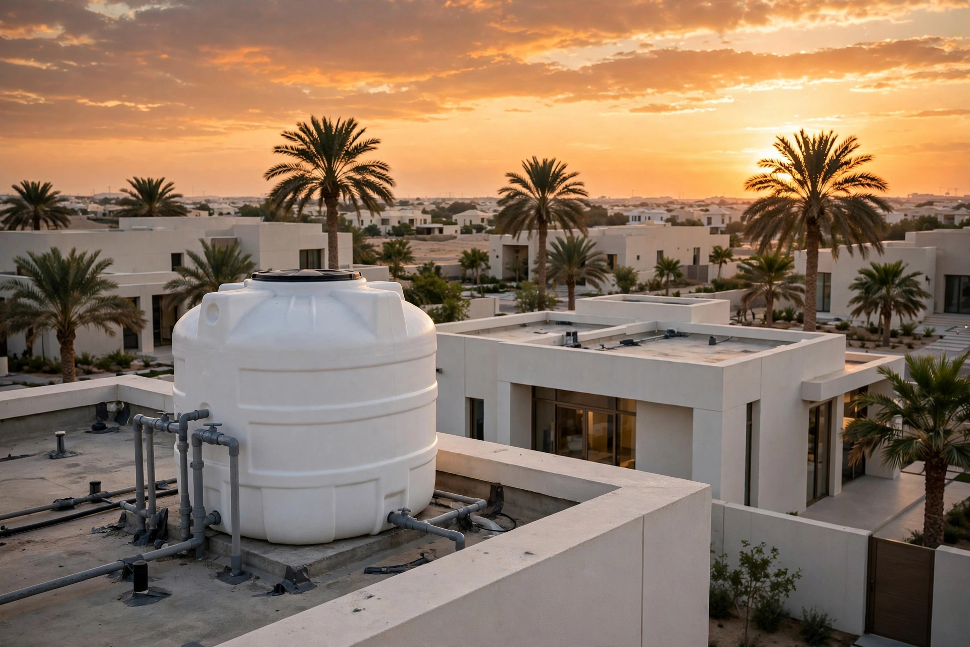 when to replace water tank UAE
